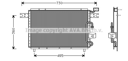 AVA QUALITY COOLING Lauhdutin, ilmastointilaite IS5021